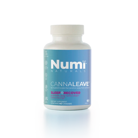 CANNALEAVE Sleep+Recover - Restorative Sleep* Relaxed Mood* Numi Naturals