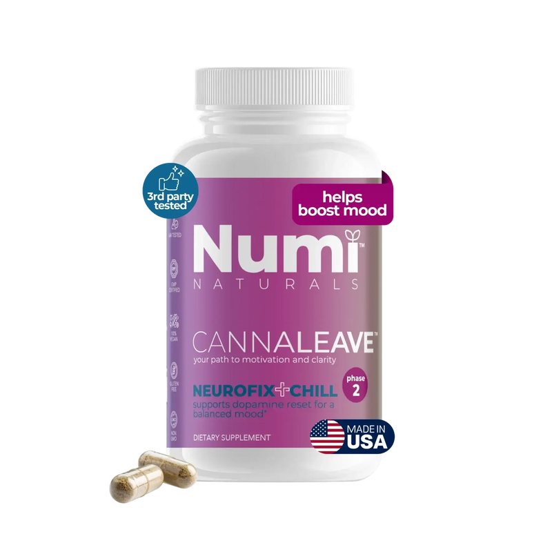 Neurofix+Chill dopamine support for a balanced mood - 60 vegan capsules - Numi Naturals