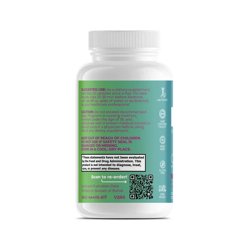 Sleep+Recover sleep supplement with melatonin magnesium and L-theanine - Numi Naturals