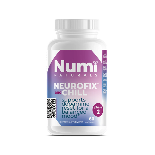 Natural Dopamine Supplement for Mood & Motivation | Neurofix+Chill™ by Numi Naturals* - Numi Naturals