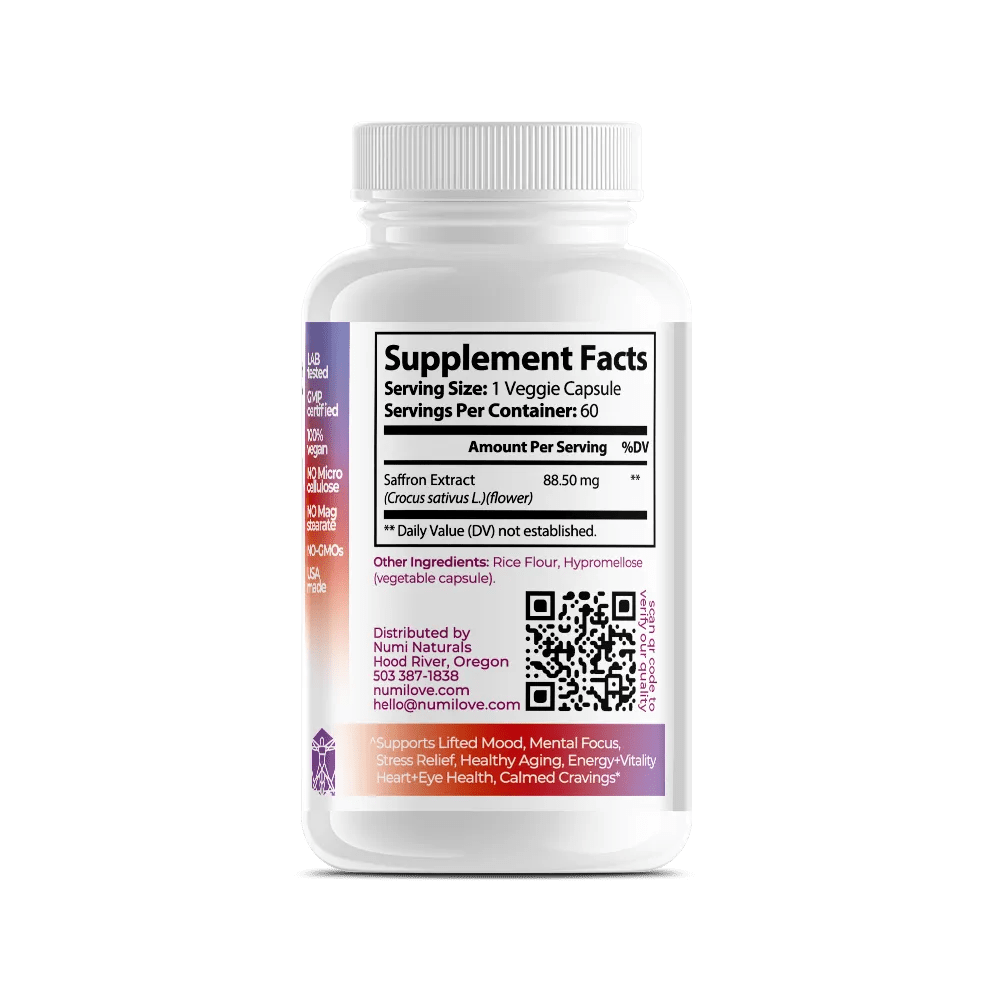 Saffron360 - Numi Naturals