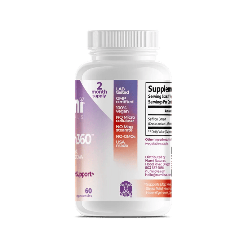 Saffron360 - Numi Naturals