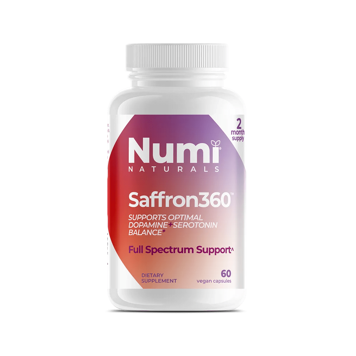 Saffron360™ - Saffron Supplement for Mood Support - 88.5mg Pure Extract with Lab Verified Quality - Numi Naturals